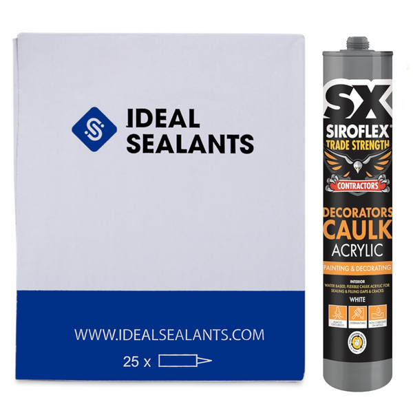 Siroflex Contractors Decorators Caulk Acrylic 300ml x 25