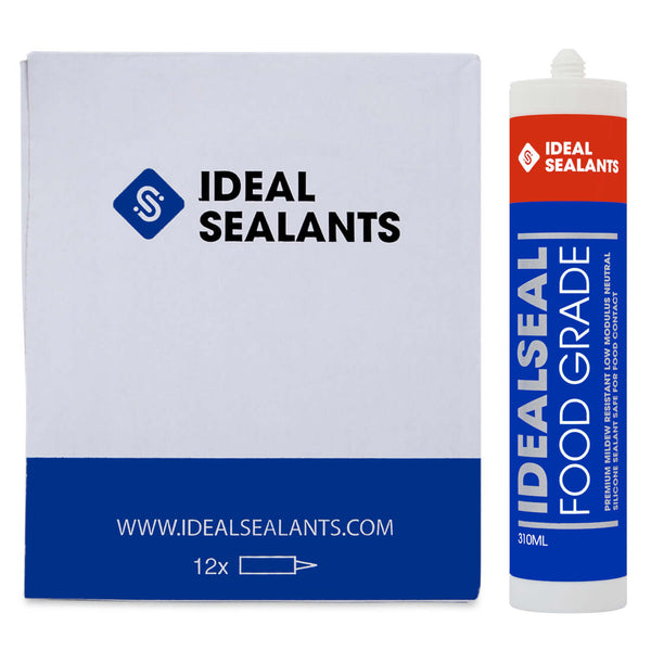 Idealseal Food Grade Neutral Silicone Sealant 310ml Box of 12
