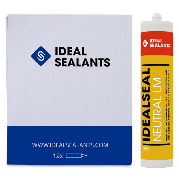 Idealseal Neutral LM Premium All in One Silicone Sealant Box of 12