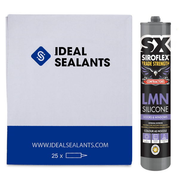 Siroflex Contractors LMN Silicone Sealant 300ml x 25