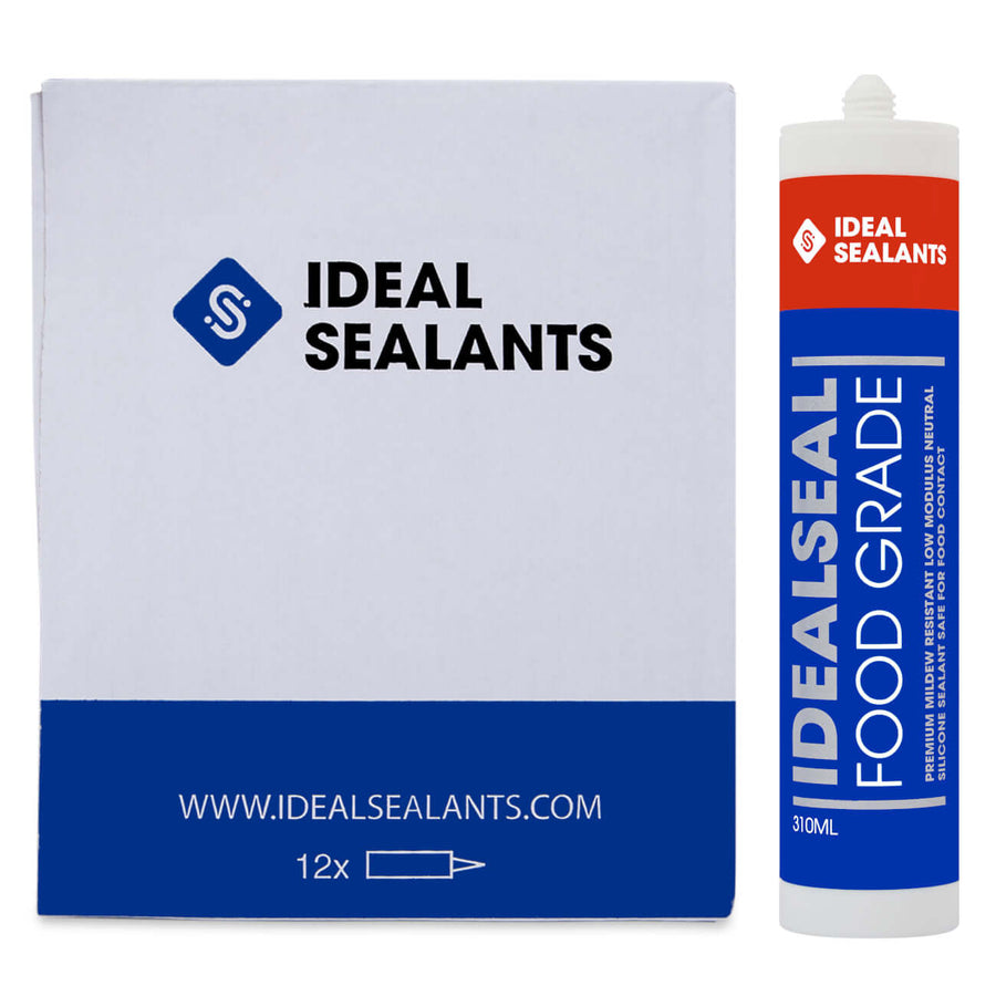 Idealseal Food Grade Silicone Sealant 310ml Clear/White